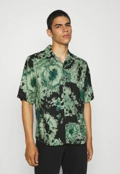 Meilleure vente 😍 Only & Sons ONSDION TIE DYE POPLIN - Chemise - Deep Teal ⌛