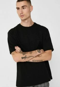 Remise 🎁 Only & Sons T-shirt Basique - Black 😍 -Boutique Only & Sons 957b355c456347e49d9bfbe9feb8f9ee