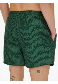 Remise 🌟 Only & Sons GEMUSTERTE - Short De Bain - Dark Green ⌛ 9 Remise 🌟 Only & Sons GEMUSTERTE - Short De Bain - Dark Green ⌛ -Boutique Only & Sons 95cbabe454e64a389c2f28354726d655