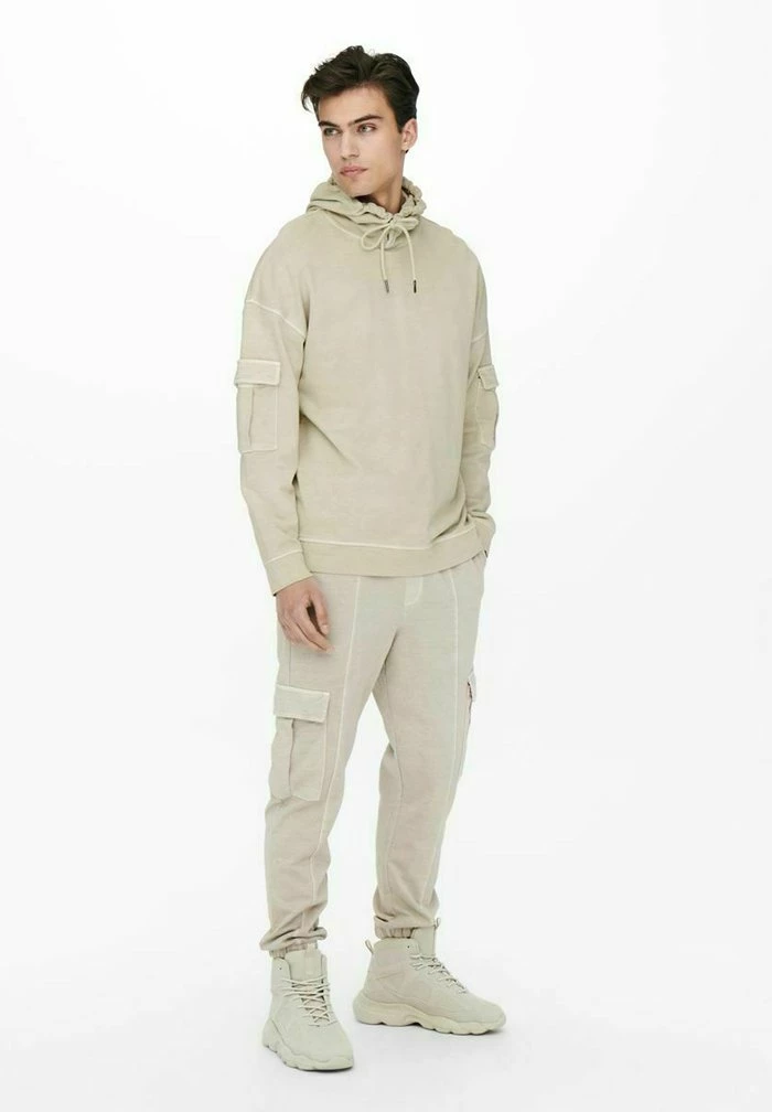 Nouveau 🎁 Only & Sons Sweat à Capuche - Silver Lining 🎁 2 Nouveau 🎁 Only & Sons Sweat à Capuche - Silver Lining 🎁 – Image 2