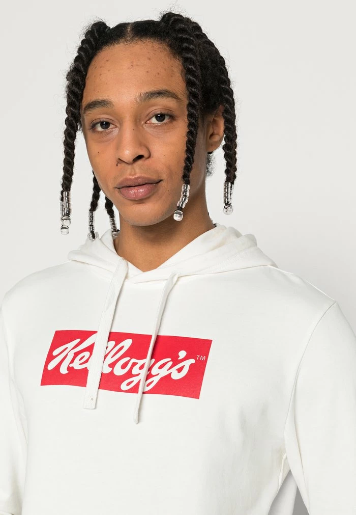 Meilleur prix 😀 Only & Sons ONSKELLOGGS HOODIE UNISEX - Sweat à Capuche - Star White 🔥 5 Meilleur prix 😀 Only & Sons ONSKELLOGGS HOODIE UNISEX - Sweat à Capuche - Star White 🔥 – Image 5