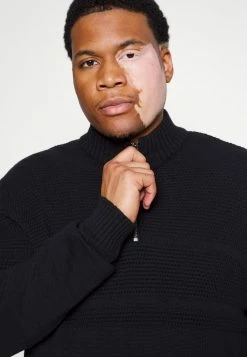 Tout neuf 🛒 Only & Sons ONSBACE HIGH NECKHALF ZIP - Pullover - Black ✨ -Boutique Only & Sons 98937ccbf8c748c08be714dde31dc188