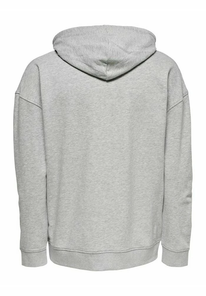Meilleur prix 🛒 Only & Sons Sweat à Capuche - Light Grey Melange 🛒 6 Meilleur prix 🛒 Only & Sons Sweat à Capuche - Light Grey Melange 🛒 – Image 6
