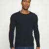 Budget 🤩 Only & Sons ONSLEXON LIFE STRUCTURE CREW NECK - Pullover - Dark Navy 🎁
