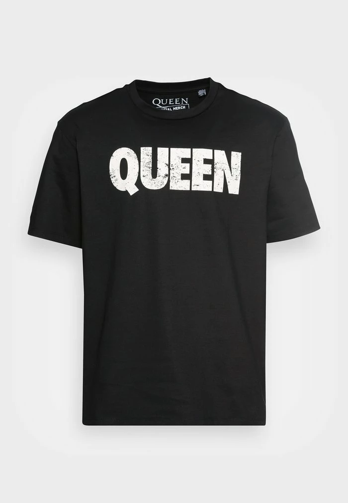 Sortie 🔔 Only & Sons ONSQUEEN TEE UNISEX - T-shirt Imprimé - Black ✨ 4 Sortie 🔔 Only & Sons ONSQUEEN TEE UNISEX - T-shirt Imprimé - Black ✨ – Image 4