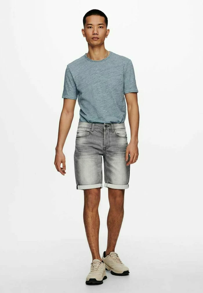 Acheter ⌛ Only & Sons ALBERT - T-shirt Basique - Blue Glow ✨ 2 Acheter ⌛ Only & Sons ALBERT - T-shirt Basique - Blue Glow ✨ – Image 2