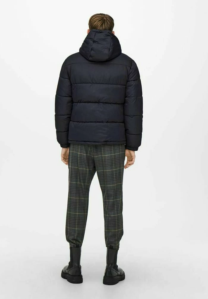 Vente flash 🎉 Only & Sons Veste D'hiver - Dark Navy 🧨 3 Vente flash 🎉 Only & Sons Veste D'hiver - Dark Navy 🧨 – Image 3