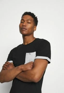 Bon marché 🤩 Only & Sons ONSMATT LIFE LONGY CONTRAST TEE - T-shirt Imprimé - Black 😍 11 Bon marché 🤩 Only & Sons ONSMATT LIFE LONGY CONTRAST TEE - T-shirt Imprimé - Black 😍 -Boutique Only & Sons a2cf6ad41eb7446383c8b323e0c713ef