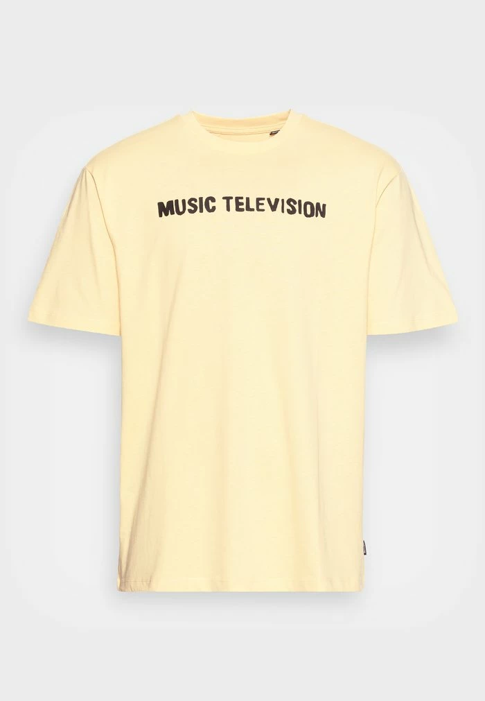 Meilleure vente ⭐ Only & Sons TEE - T-shirt Imprimé - Custard 🔔 4 Meilleure vente ⭐ Only & Sons TEE - T-shirt Imprimé - Custard 🔔 – Image 4