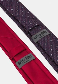 Acheter ⭐ Only & Sons ONSTRAVIS PATTERN TIE 2 PACK - Cravate - Dark Navy/plain Bordeaux 🎁 -Boutique Only & Sons a72e5567e52b49c0a12441a41262a555