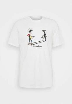 Budget 🌟 Only & Sons ONSLUCKY LUKE LIFE REG TEE - T-shirt Imprimé - Star White 💯