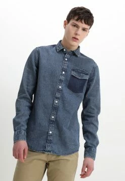 Budget ❤️ Only & Sons ONSNEVILLE LS REGULAR POCKET - Chemise - Medium Blue Denim ✨