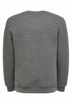 Meilleure vente ⌛ Only & Sons Pullover - Medium Grey Melange 🎉 -Boutique Only & Sons a8d70109c89f4bda80c32853a9f0554a