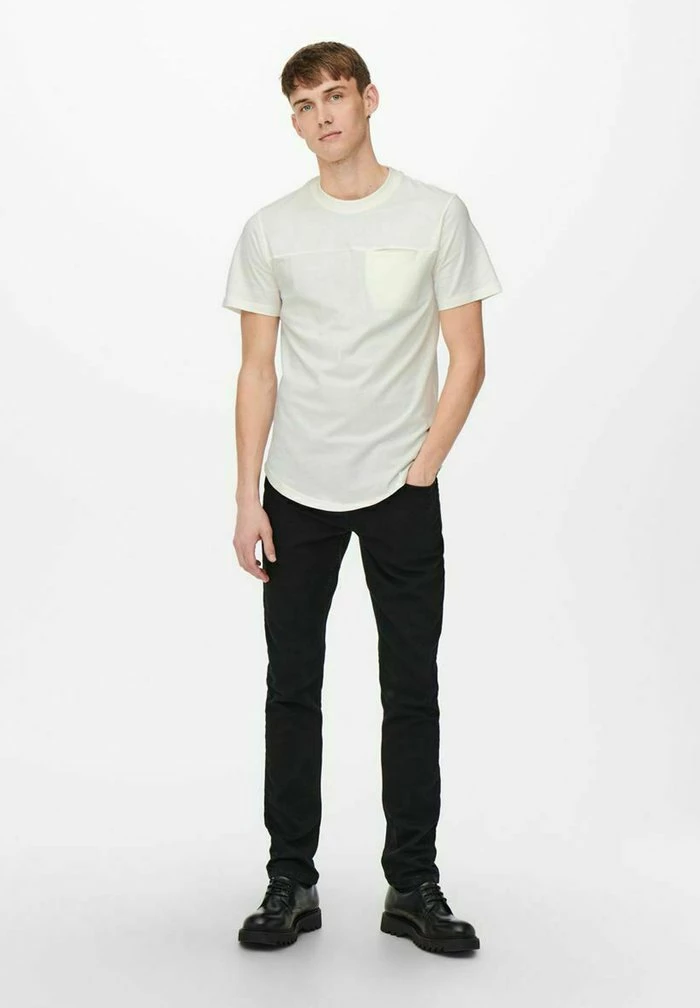 Meilleure vente 🛒 Only & Sons ONSDASH LIFE LONGY - T-shirt Basique - Cloud Dancer 🤩 2 Meilleure vente 🛒 Only & Sons ONSDASH LIFE LONGY - T-shirt Basique - Cloud Dancer 🤩 – Image 2