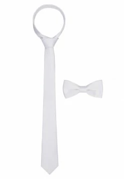 De gros ⌛ Only & Sons ONSTHEO BOW TIE SET - Noeud Papillon - White 🛒