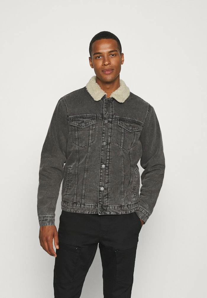 Budget 🛒 Only & Sons ONSLOUIS LIFE JACKET - Veste Mi-saison - Grey Denim 🛒 1 Budget 🛒 Only & Sons ONSLOUIS LIFE JACKET - Veste Mi-saison - Grey Denim 🛒