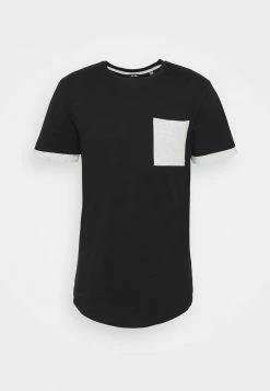 Bon marché 🤩 Only & Sons ONSMATT LIFE LONGY CONTRAST TEE - T-shirt Imprimé - Black 😍 12 Bon marché 🤩 Only & Sons ONSMATT LIFE LONGY CONTRAST TEE - T-shirt Imprimé - Black 😍 -Boutique Only & Sons ae5c5d9f15a04a0681d886e50a6441a0
