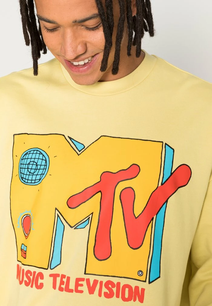 De gros đ Only & Sons MTV VINTAGE FIT CREW NECK - Sweatshirt - Custard â 5 De gros đ Only & Sons MTV VINTAGE FIT CREW NECK - Sweatshirt - Custard â â Image 5