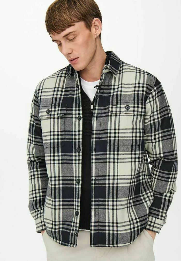 Vente flash ✨ Only & Sons Veste Mi-saison - Dark Navy 🔥 1 Vente flash ✨ Only & Sons Veste Mi-saison - Dark Navy 🔥