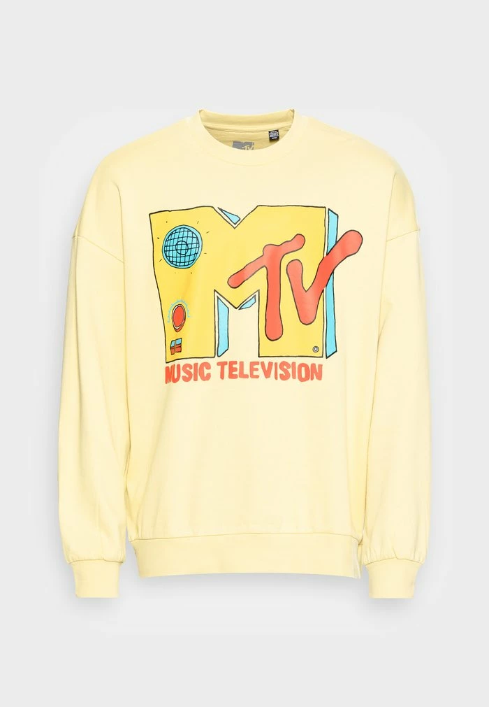 De gros đ Only & Sons MTV VINTAGE FIT CREW NECK - Sweatshirt - Custard â 4 De gros đ Only & Sons MTV VINTAGE FIT CREW NECK - Sweatshirt - Custard â â Image 4
