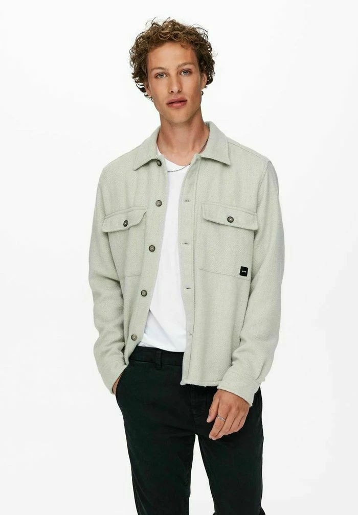 Meilleure affaire 👏 Only & Sons HEMD WOLL - Veste Mi-saison - Pelican ⌛ 4 Meilleure affaire 👏 Only & Sons HEMD WOLL - Veste Mi-saison - Pelican ⌛ – Image 4