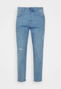 Meilleure vente 🛒 Only & Sons ONSAVI BEAM LIFE CROP - Jean Droit - Blue Denim 😀