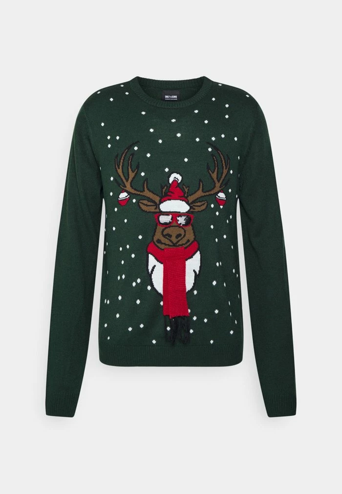 Le moins cher 🌟 Only & Sons ONSX-MAS LET IT SNOW - Pullover - Pine Grove 👍 6 Le moins cher 🌟 Only & Sons ONSX-MAS LET IT SNOW - Pullover - Pine Grove 👍 – Image 6