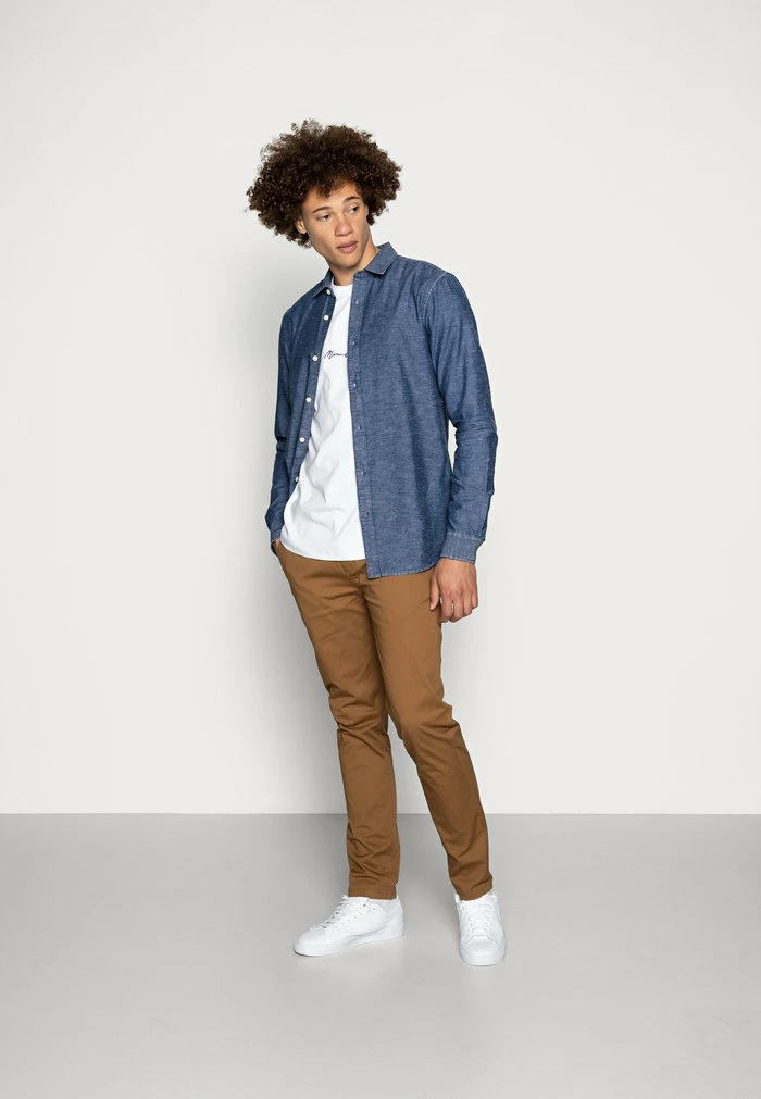 Meilleure vente 🌟 Only & Sons ONSTED SLUB CHAMBRAY - Chemise - Dark Blue Denim 😀 2 Meilleure vente 🌟 Only & Sons ONSTED SLUB CHAMBRAY - Chemise - Dark Blue Denim 😀 – Image 2