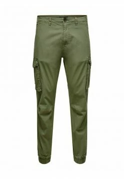 Meilleure affaire ⭐ Only & Sons Pantalon Cargo - Olive Night ⭐
