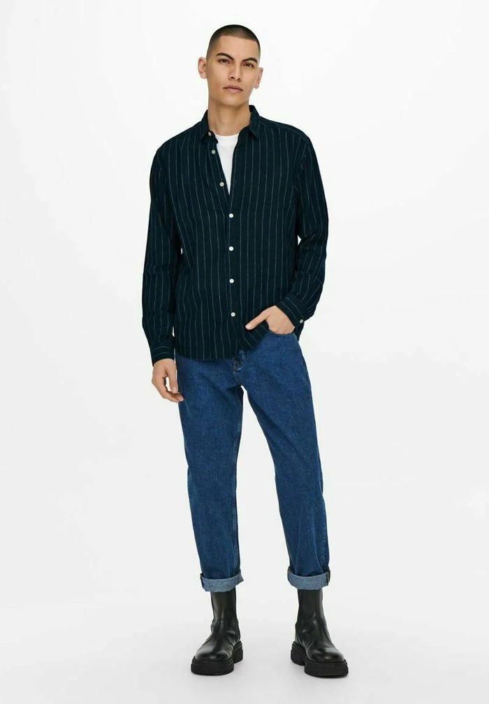 Tout neuf 🔥 Only & Sons Chemise - Dark Navy 🎉 2 Tout neuf 🔥 Only & Sons Chemise - Dark Navy 🎉 – Image 2