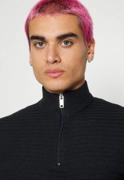 Sortie ⌛ Only & Sons ONSBLADE HALF ZIP - Pullover - Dark Navy 🌟 -Boutique Only & Sons b775638eb3cb495c83eea039d1f40736