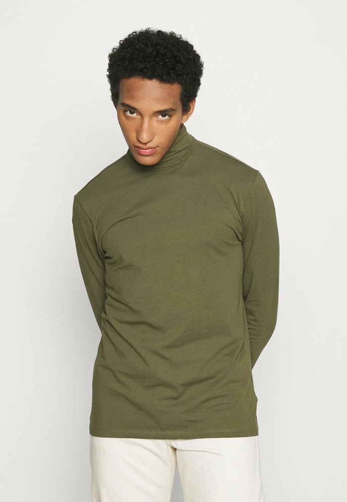 Offres ❤️ Only & Sons ONSMICHAN SLIM ROLLNECK TEE - T-shirt à Manches Longues - Olive Night ✨ 1 Offres ❤️ Only & Sons ONSMICHAN SLIM ROLLNECK TEE - T-shirt à Manches Longues - Olive Night ✨