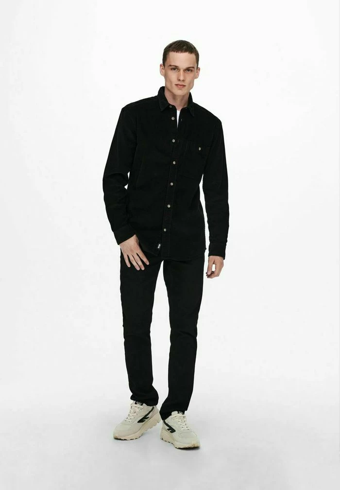 Top 10 ⌛ Only & Sons Chemise - Black ⌛ 2 Top 10 ⌛ Only & Sons Chemise - Black ⌛ – Image 2