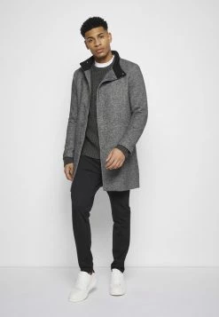 De gros 😀 Only & Sons ONSOSCAR KING COAT - Manteau Classique - Dark Grey Melange 🧨 -Boutique Only & Sons b97350b7089649a89b1cabc5b0da3adc