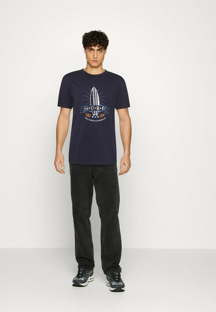 Offres 🛒 Only & Sons ONSTED - T-shirt Imprimé - Dark Navy 🎁 2 Offres 🛒 Only & Sons ONSTED - T-shirt Imprimé - Dark Navy 🎁 – Image 2