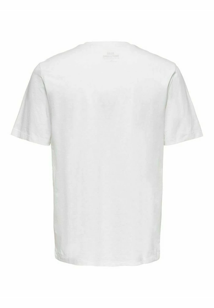 Bon marché 👏 ONLY & SONS PRINT - T-shirt Imprimé - Bright White 😍 2 Bon marché 👏 ONLY & SONS PRINT - T-shirt Imprimé - Bright White 😍 – Image 2