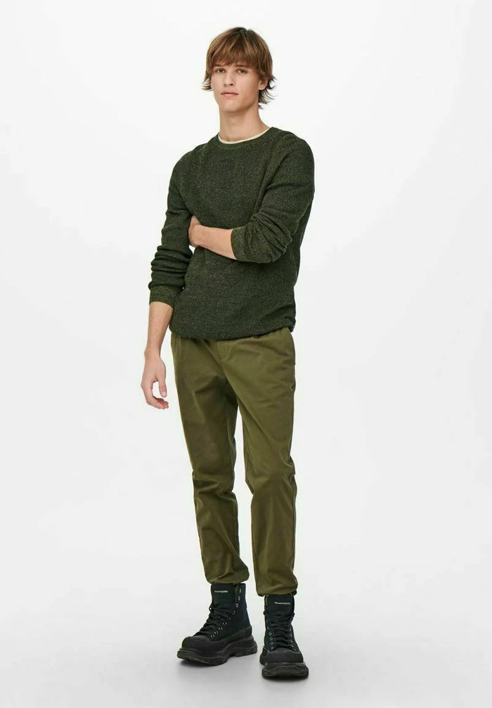 Offres 🛒 Only & Sons Pullover - Olive 🎉 2 Offres 🛒 Only & Sons Pullover - Olive 🎉 – Image 2