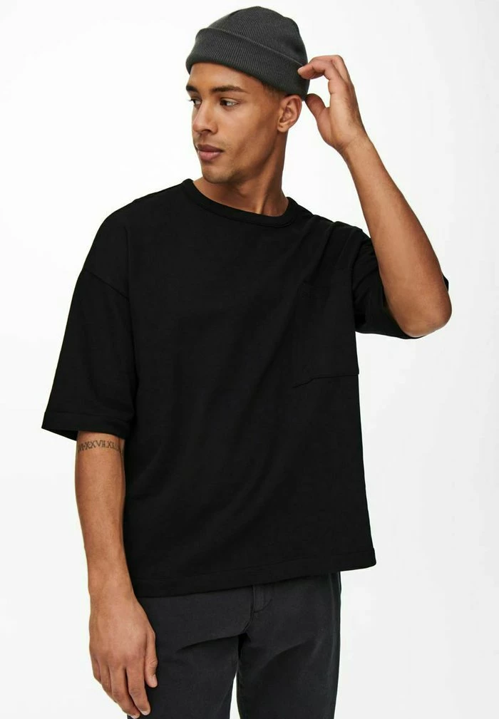 Meilleure vente 🌟 Only & Sons T-shirt Basique - Black 🔔 5 Meilleure vente 🌟 Only & Sons T-shirt Basique - Black 🔔 – Image 5