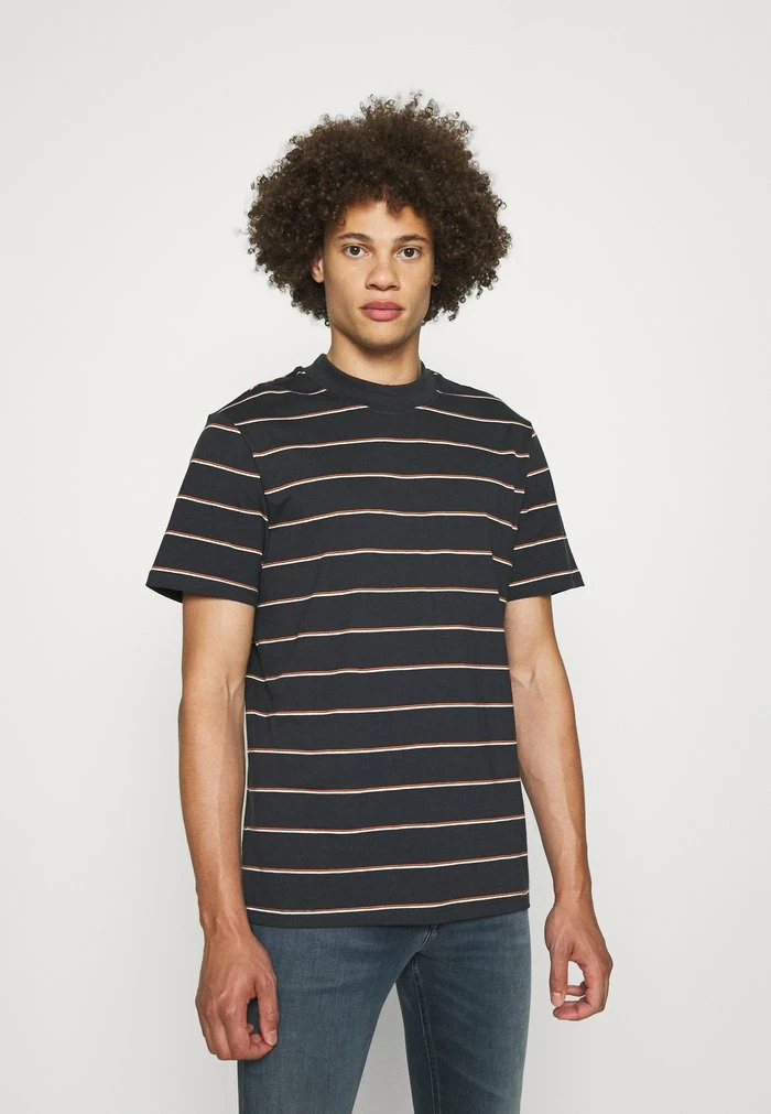 Meilleure vente ⭐ Only & Sons ONSALAN LIFE MOCK NECK TEE - T-shirt Imprimé - Dark Navy 💯 1 Meilleure vente ⭐ Only & Sons ONSALAN LIFE MOCK NECK TEE - T-shirt Imprimé - Dark Navy 💯