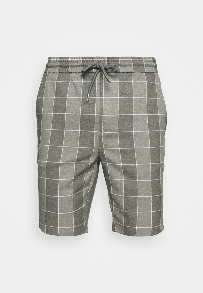 Promo 🤩 Only & Sons ONSLINUS CHECK - Short - Medium Grey Melange 🛒 4 Promo 🤩 Only & Sons ONSLINUS CHECK - Short - Medium Grey Melange 🛒 – Image 4