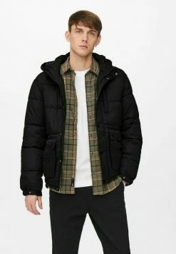 Sortie 🔥 Only & Sons Veste D'hiver - Black 🛒