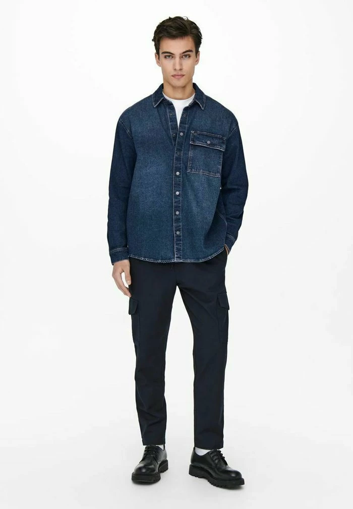 Meilleure affaire 🎉 Only & Sons Veste En Jean - Blue Denim 💯 2 Meilleure affaire 🎉 Only & Sons Veste En Jean - Blue Denim 💯 – Image 2