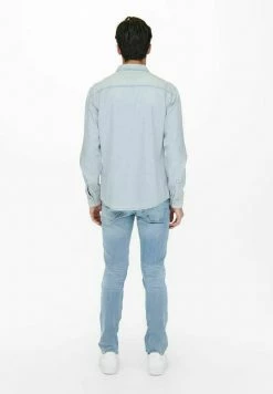Meilleure affaire 😀 Only & Sons Chemise - Blue Denim ❤️ 9 Meilleure affaire 😀 Only & Sons Chemise - Blue Denim ❤️ -Boutique Only & Sons bf115bc716cf41efba8e7f1984587fd7