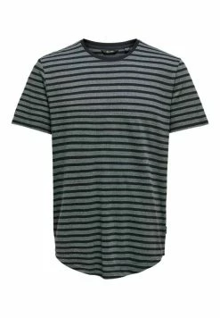 Sortie 😀 Only & Sons GESTREIFT - T-shirt Imprimé - Dark Navy 🎁 -Boutique Only & Sons c0407d00b0684087a7e99b9635e2e593