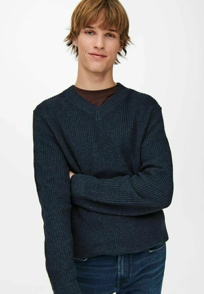 Meilleur prix 🌟 Only & Sons ONSJUNIO LIFE - Pullover - Dark Navy ⭐ 5 Meilleur prix 🌟 Only & Sons ONSJUNIO LIFE - Pullover - Dark Navy ⭐ – Image 5