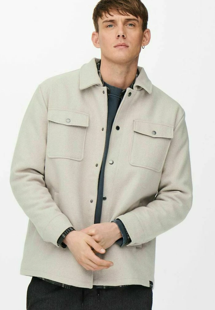 Coupon ✨ Only & Sons Veste Légère - Pelican ⌛ 1 Coupon ✨ Only & Sons Veste Légère - Pelican ⌛