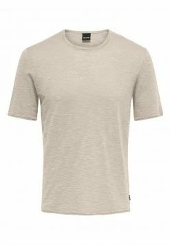 Budget 😀 Only & Sons T-shirt Basique - Silver Lining Beige ⌛ -Boutique Only & Sons c377700f8be14525959b8ab96495d40c