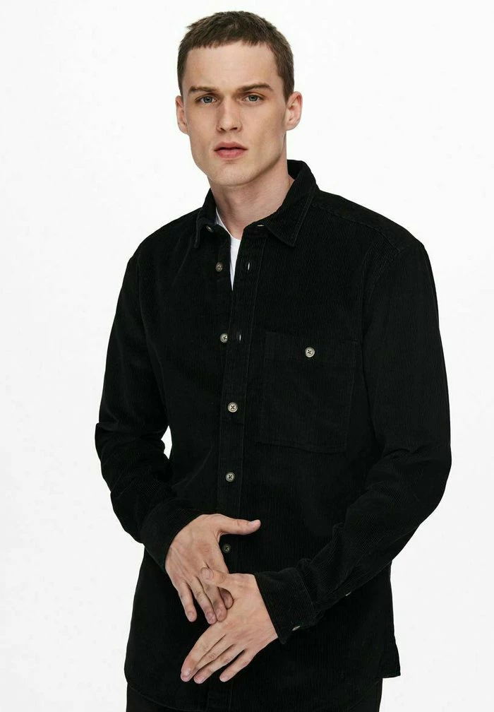 Top 10 ⌛ Only & Sons Chemise - Black ⌛ 5 Top 10 ⌛ Only & Sons Chemise - Black ⌛ – Image 5