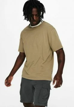 Budget 🛒 Only & Sons OVERSIZE - T-shirt Basique - Chinchilla 🤩 -Boutique Only & Sons c687c5e690d345eea95643f82518ba45