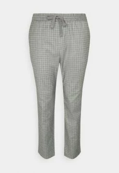 Promo 🔔 Only & Sons ONSLINUS PANT CHECK LONG - Pantalon Classique - Light Grey Melange ✔️